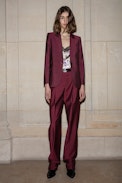 Pantalon Gitane - Pantalon de tailleur en laine rose Femme. Fait avec des fibres issues de l’agriculture biologique