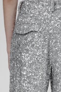 Gitane Sequins Trousers - Women's grey sequinned suit trousers.