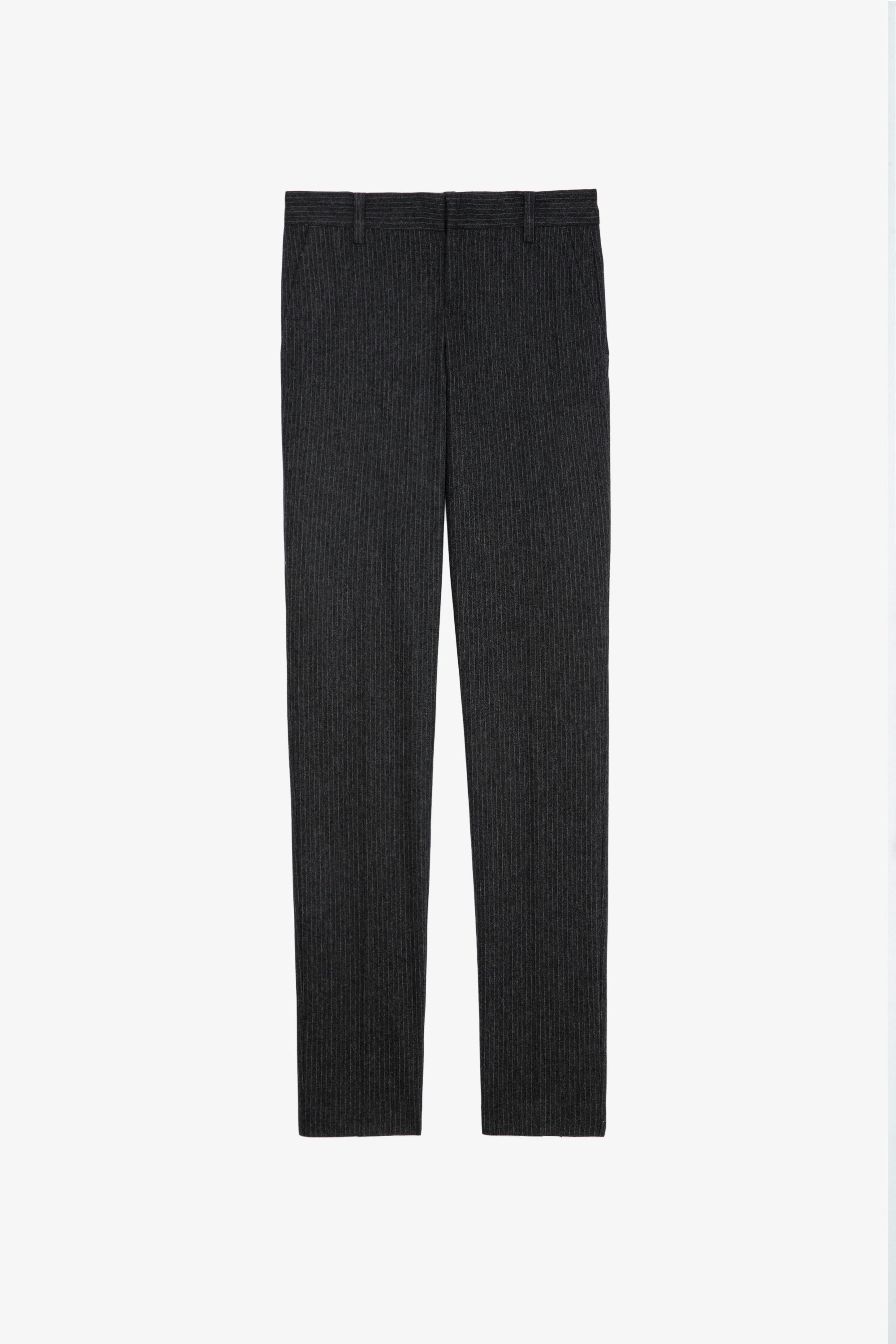 Prune パンツ Women’s charcoal striped suit trousers
