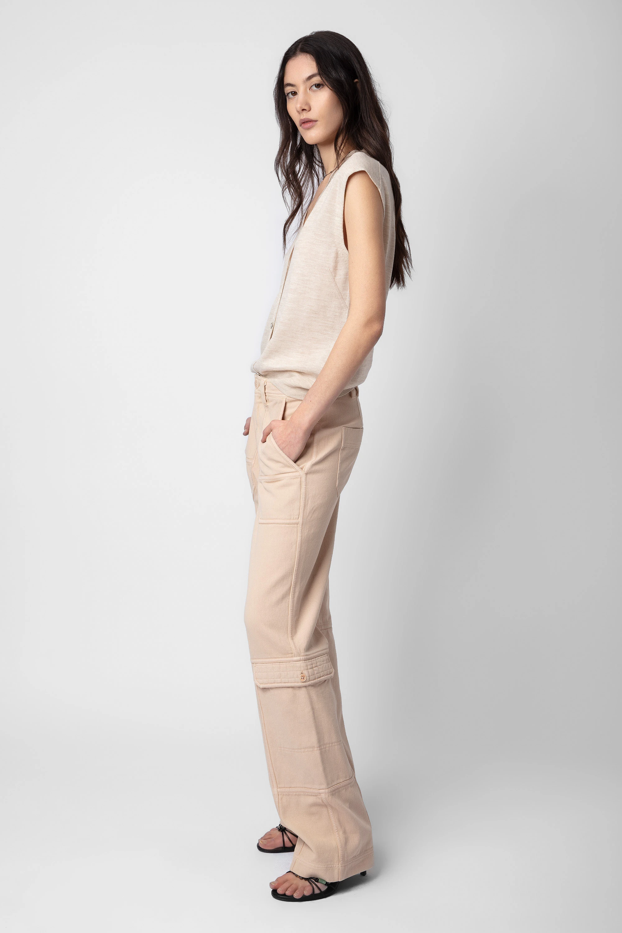 Phillipa Trousers - White Pepper main image 1