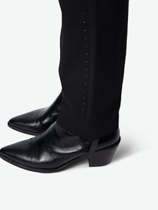 Tyler Ankle Boots - Vintage-effect leather ankle boots adorned with a signature buckle.