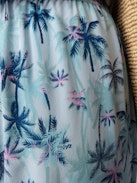 Pin Silk Pants - Pyjama-style pants in jacquard silk with pockets and elastic waistband.