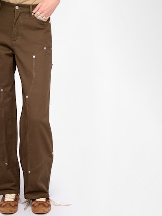 ZV Dance Trainers - Low-top leather trainers with western cut-out.