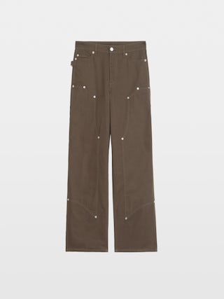 Trousers Perya - Cargo pants in cotton, regular fit with panel detailing and multiple pockets.