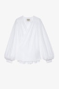 Camicia Tenew - Camicia ecru a scaldacuore da annodare - Donna