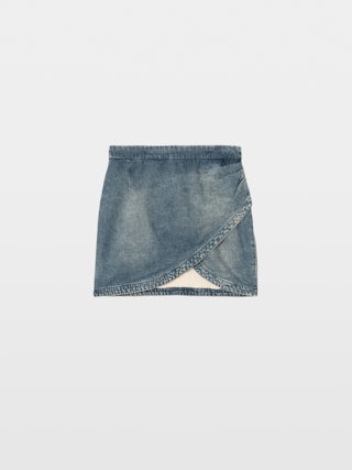 Skirt Julipe Denim - Short denim skirt.