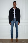 Base Corduroy Jacket - Men's navy blue corduroy jacket